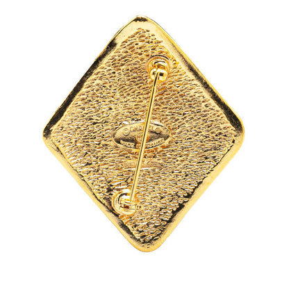 Chanel Gold Plated Coco Mark Brooch