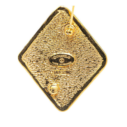 Chanel Gold Plated Coco Mark Brooch
