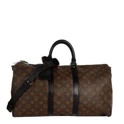 Sac Keepall 45 en toile monogram marron