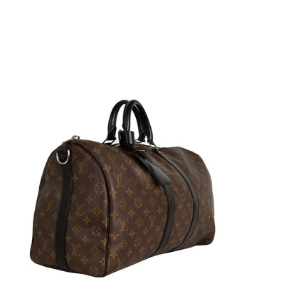 Sac Keepall 45 en toile monogram marron