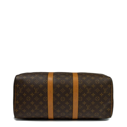 Sac Keepall 45 Vintage en toile monogramme marron