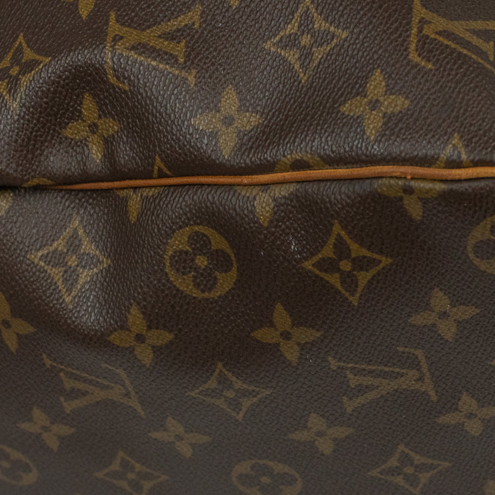 Sac Keepall 45 Vintage en toile monogramme marron