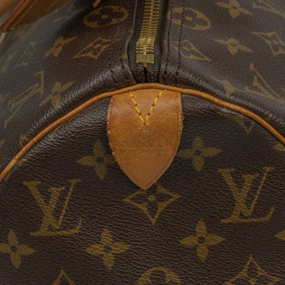 Sac Keepall 45 Vintage en toile monogramme marron
