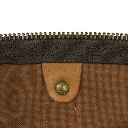 Sac Keepall 45 Vintage en toile monogramme marron