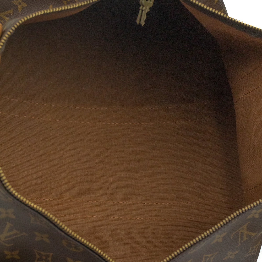 Sac Keepall 45 Vintage en toile monogramme marron