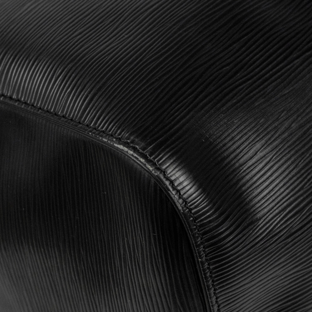 Sac Keepall 50 Vintage en cuir épi noir