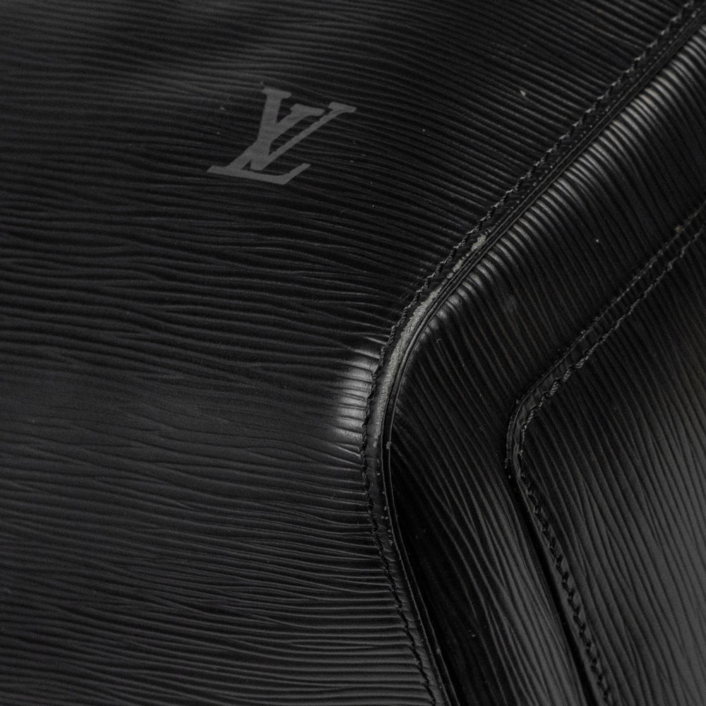 Sac Keepall 50 Vintage en cuir épi noir