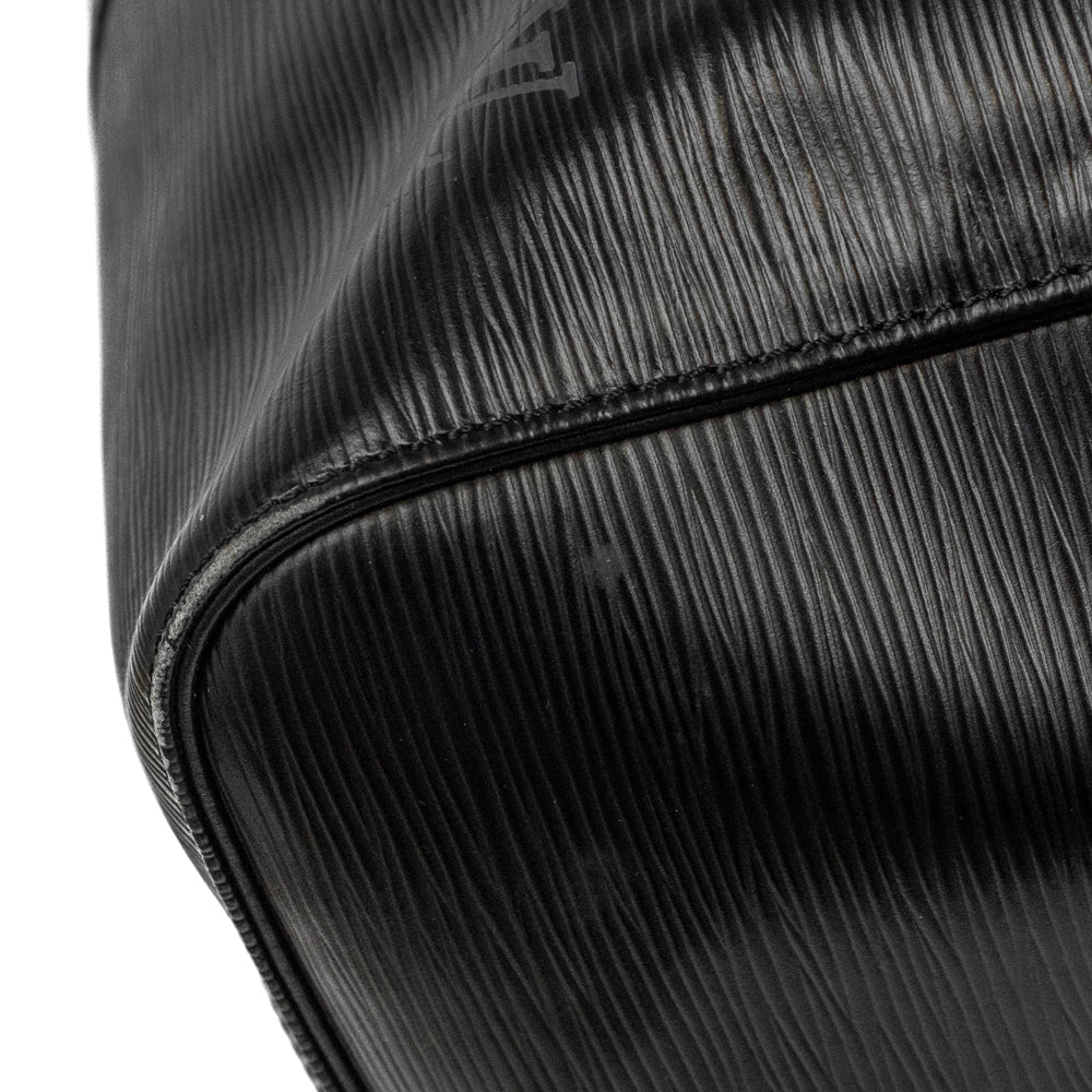 Sac Keepall 50 Vintage en cuir épi noir