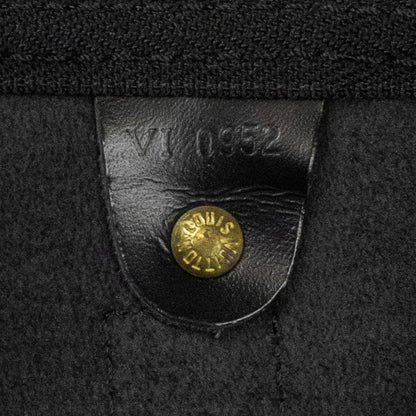 Sac Keepall 50 Vintage en cuir épi noir