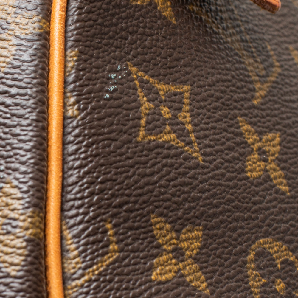 Sac Keepall 55 en toile monogramme marron