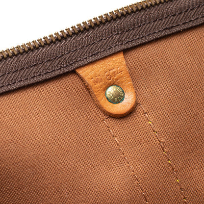 Sac Keepall 55 en toile monogramme marron