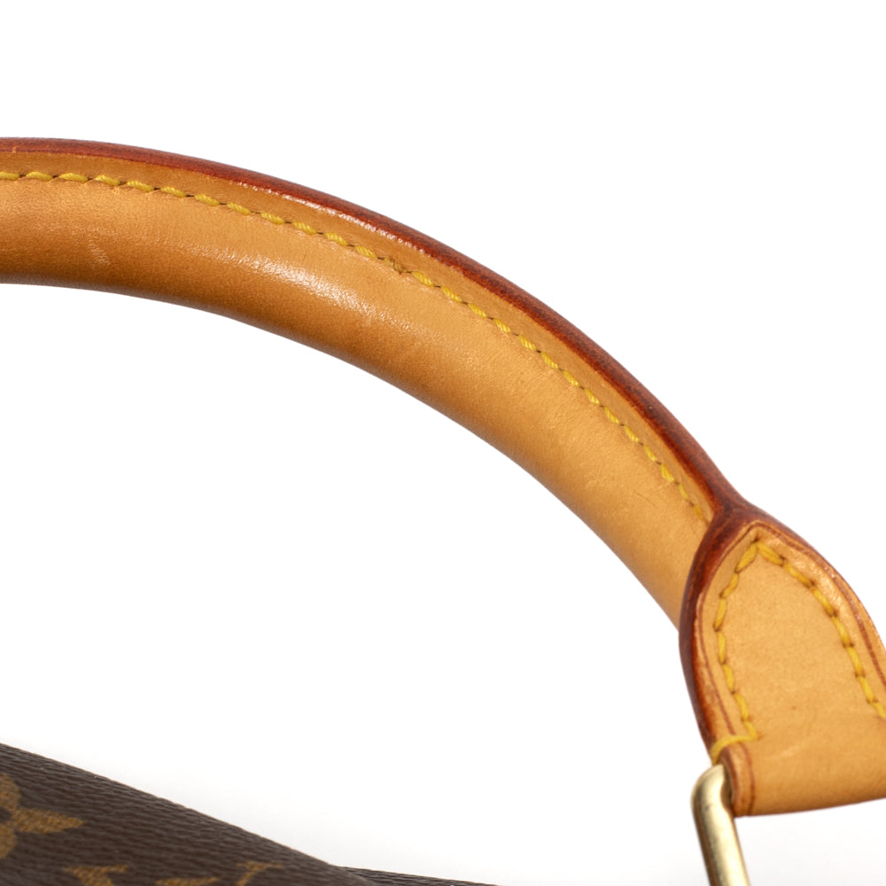 Sac Keepall 60 Vintage en toile monogramme marron