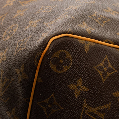 Sac Keepall 45 Vintage en toile monogramme marron