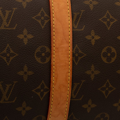Sac Keepall 45 Vintage en toile monogramme marron