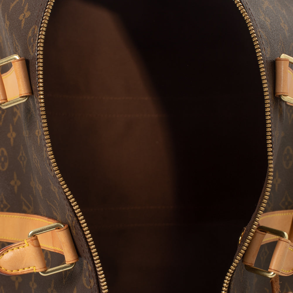 Sac Keepall 45 Vintage en toile monogramme marron