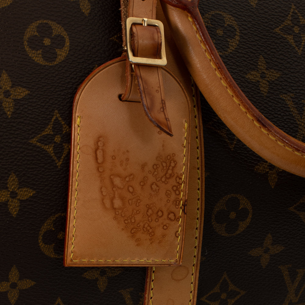 Sac Keepall 55 Vintage en toile monogramme marron