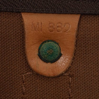 Sac Keepall 55 Vintage en toile monogramme marron