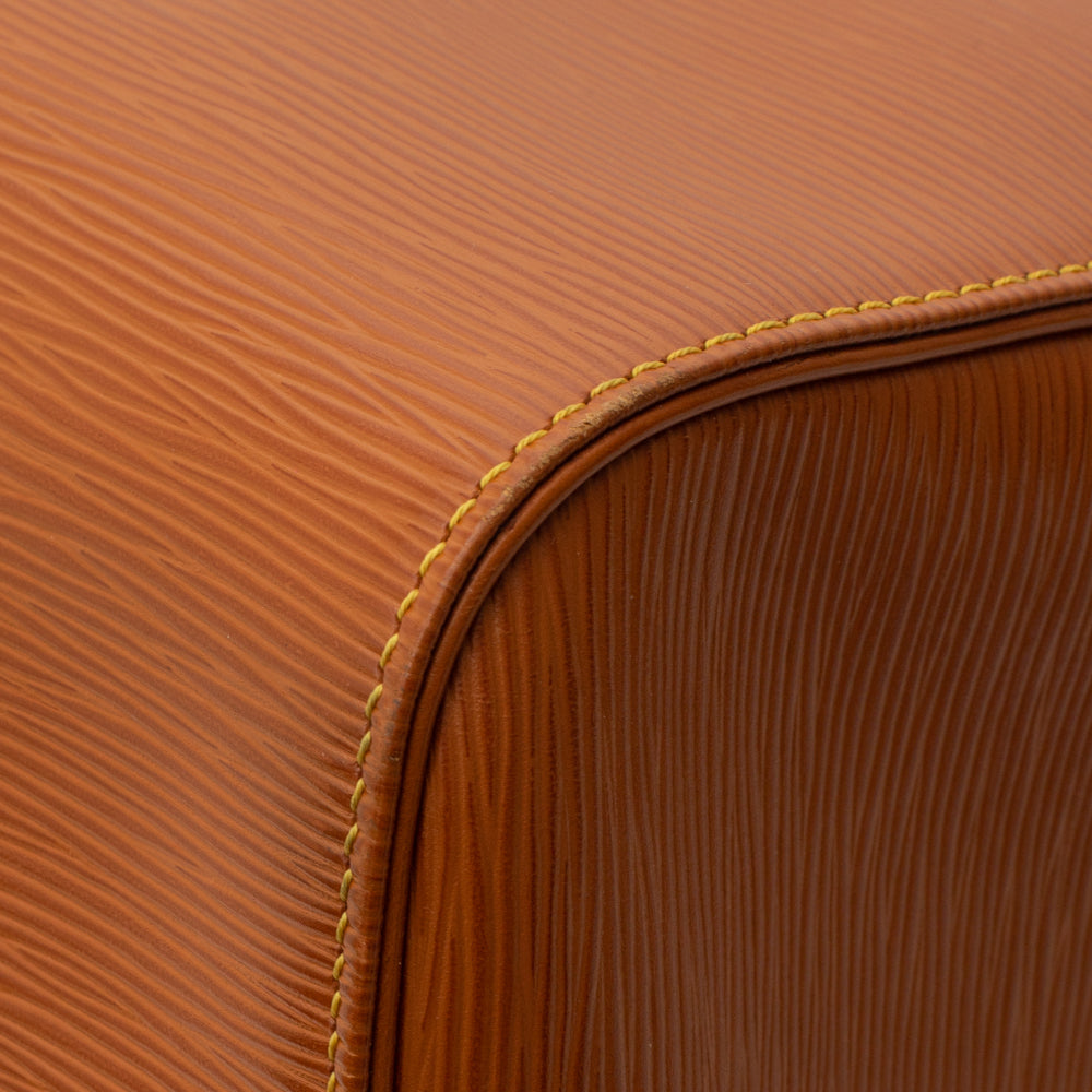 Sac Keepall 50 Vintage en cuir épi marron