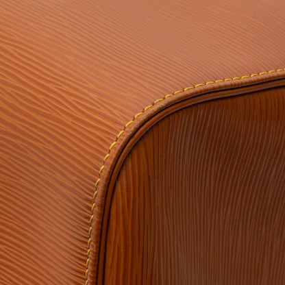 Sac Keepall 50 Vintage en cuir épi marron
