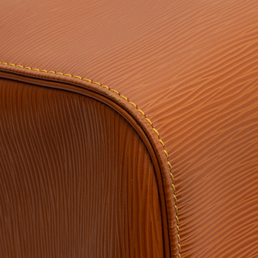 Sac Keepall 50 Vintage en cuir épi marron