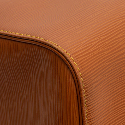 Sac Keepall 50 Vintage en cuir épi marron