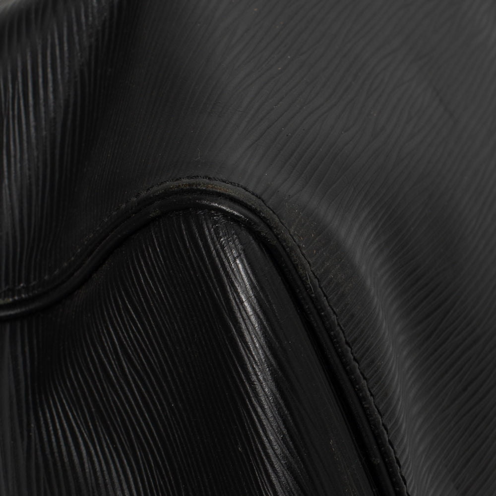 Sac Keepall 55 Vintage en cuir épi noir