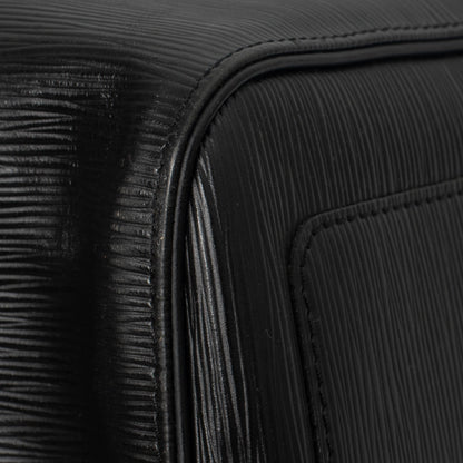 Sac Keepall 55 Vintage en cuir épi noir