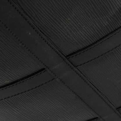 Sac Keepall 55 Vintage en cuir épi noir