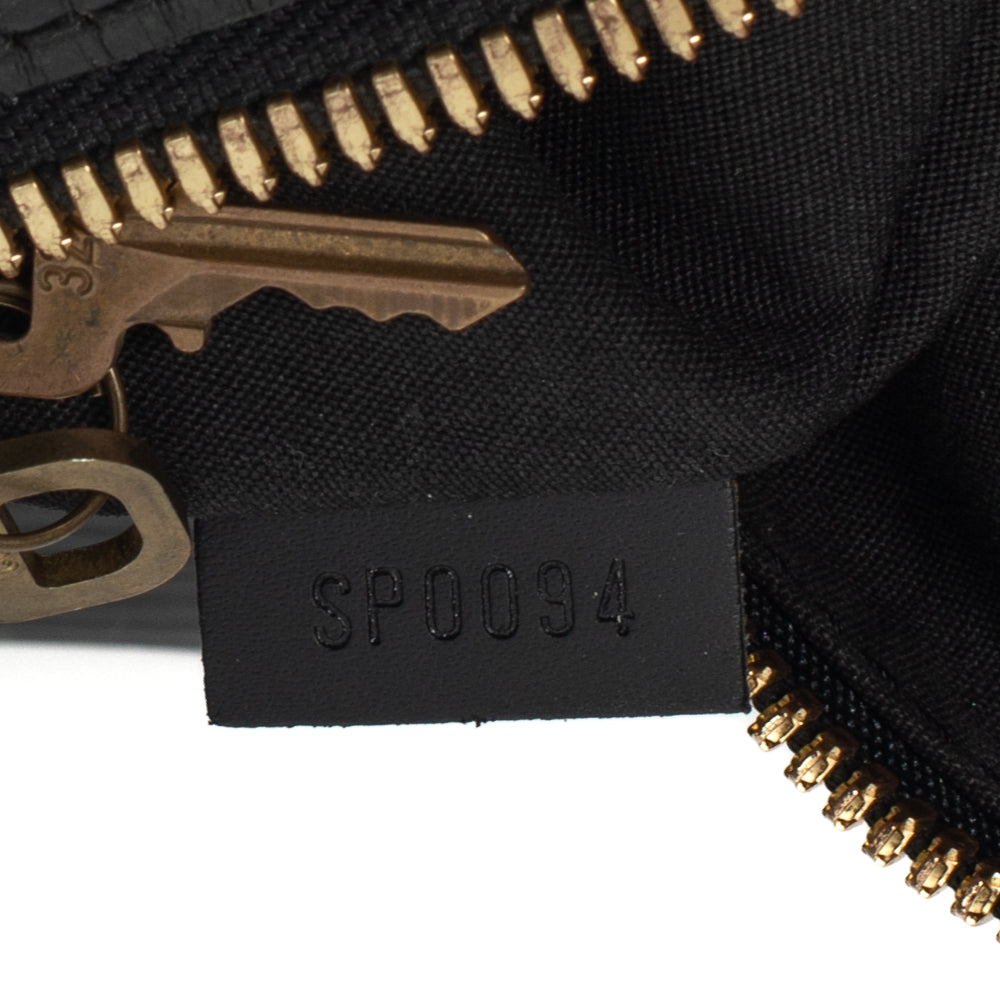 Sac Keepall 55 Vintage en cuir épi noir