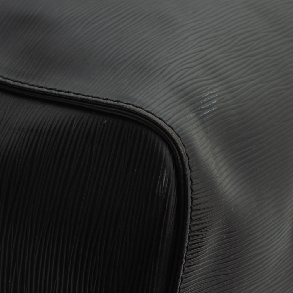 Sac Keepall 55 Vintage en cuir épi noir