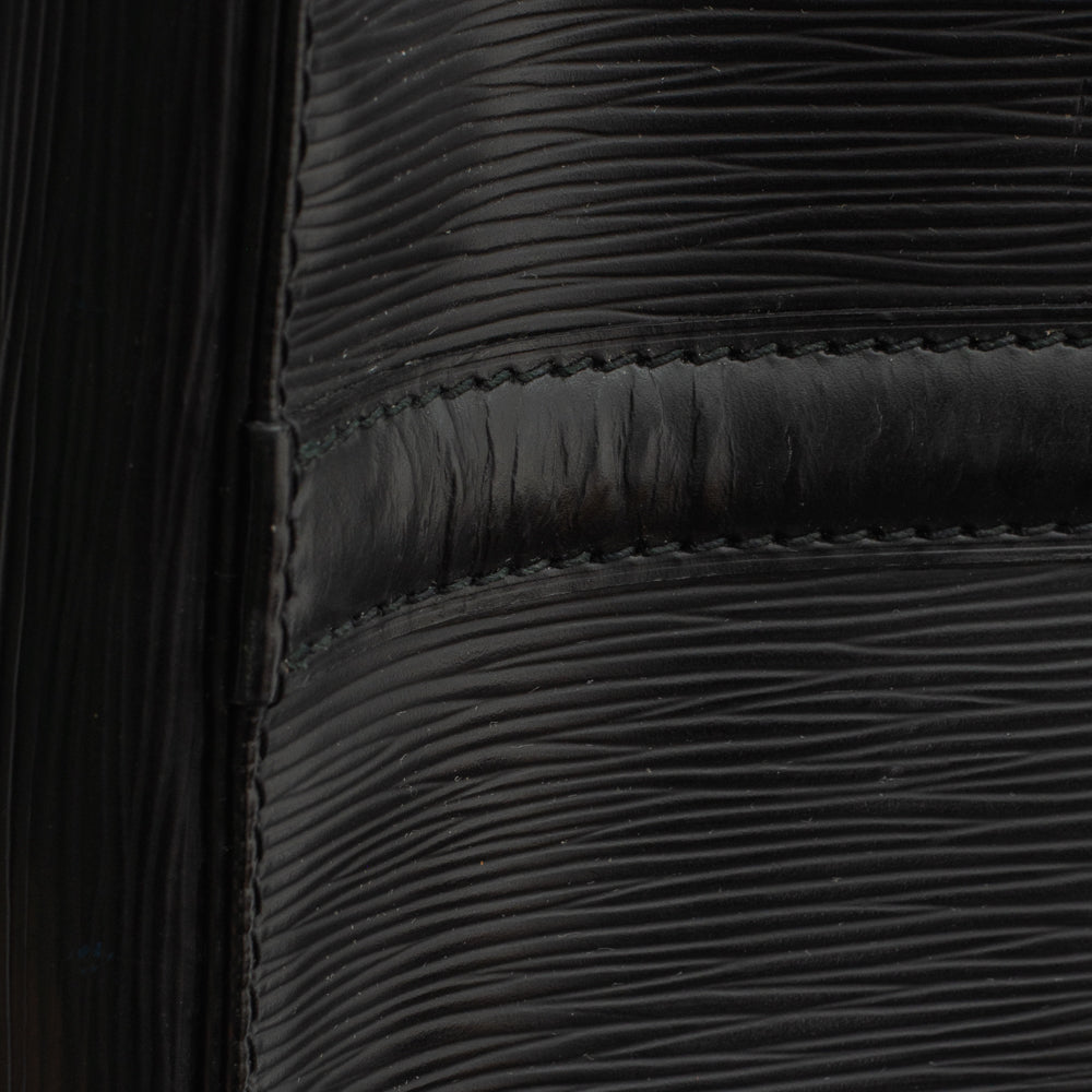 Sac Keepall 55 Vintage en cuir épi noir