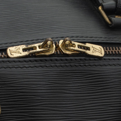 Sac Keepall 55 Vintage en cuir épi noir