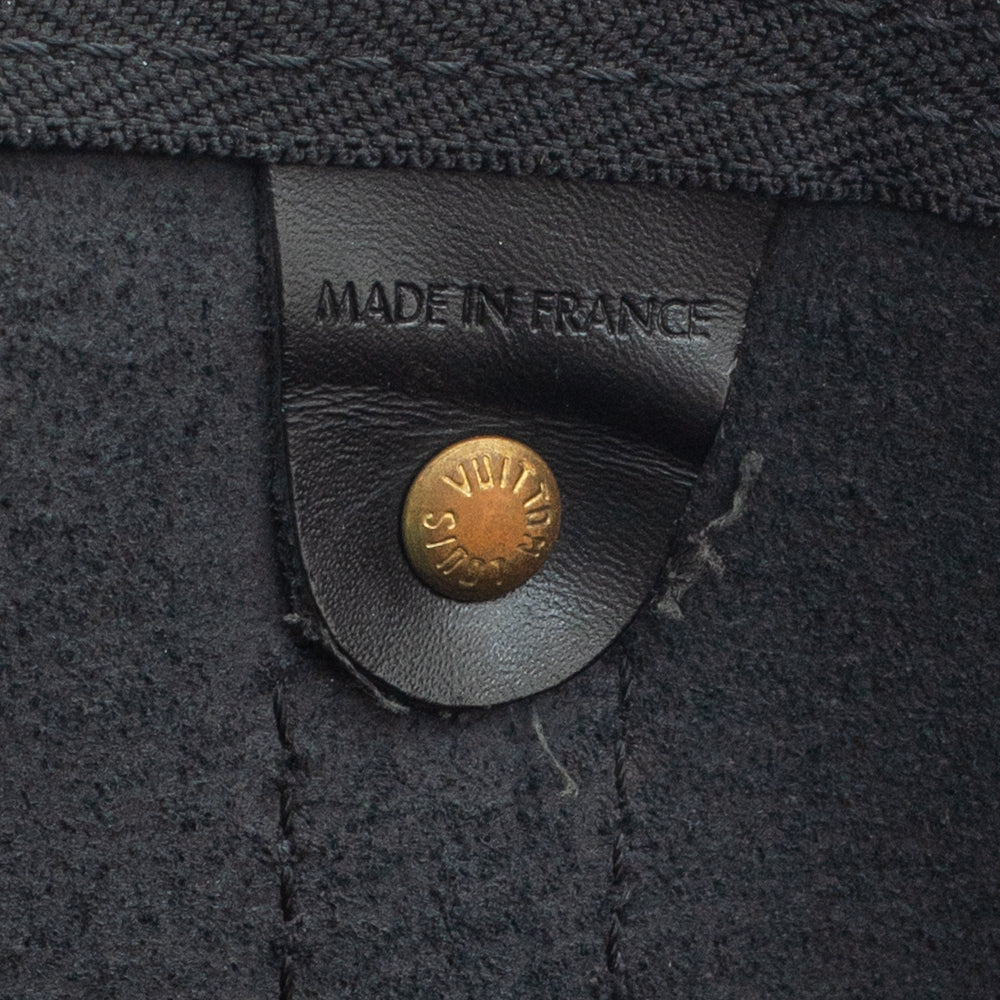 Sac Keepall 55 Vintage en cuir épi noir