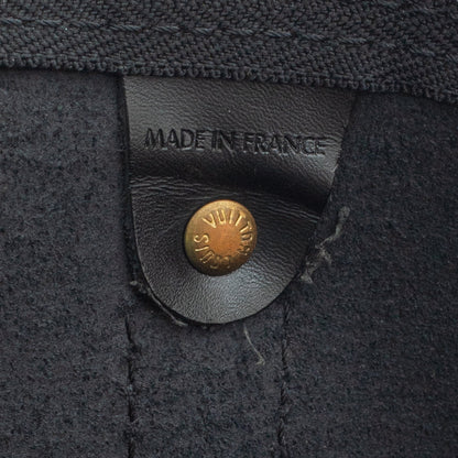 Sac Keepall 55 Vintage en cuir épi noir