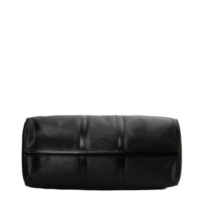Sac Keepall 45 Vintage en cuir épi noir