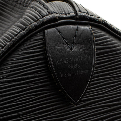 Sac Keepall 45 Vintage en cuir épi noir