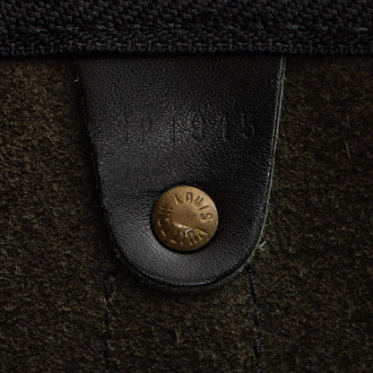 Sac Keepall 45 Vintage en cuir épi noir