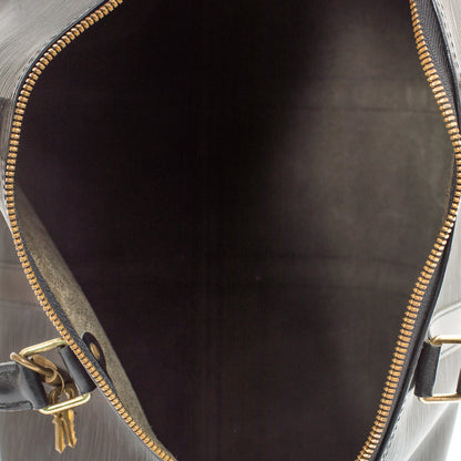 Sac Keepall 45 Vintage en cuir épi noir