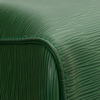 Sac Keepall 45 Vintage en cuir épi vert