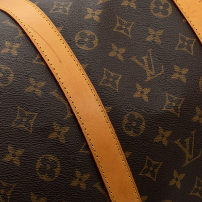 Sac Keepall 55 Vintage en toile monogram marron