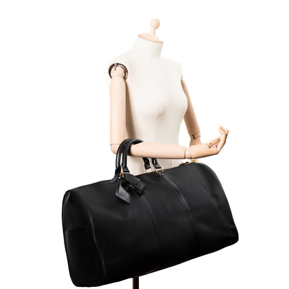 Sac Keepall 50 Vintage en cuir épi noir