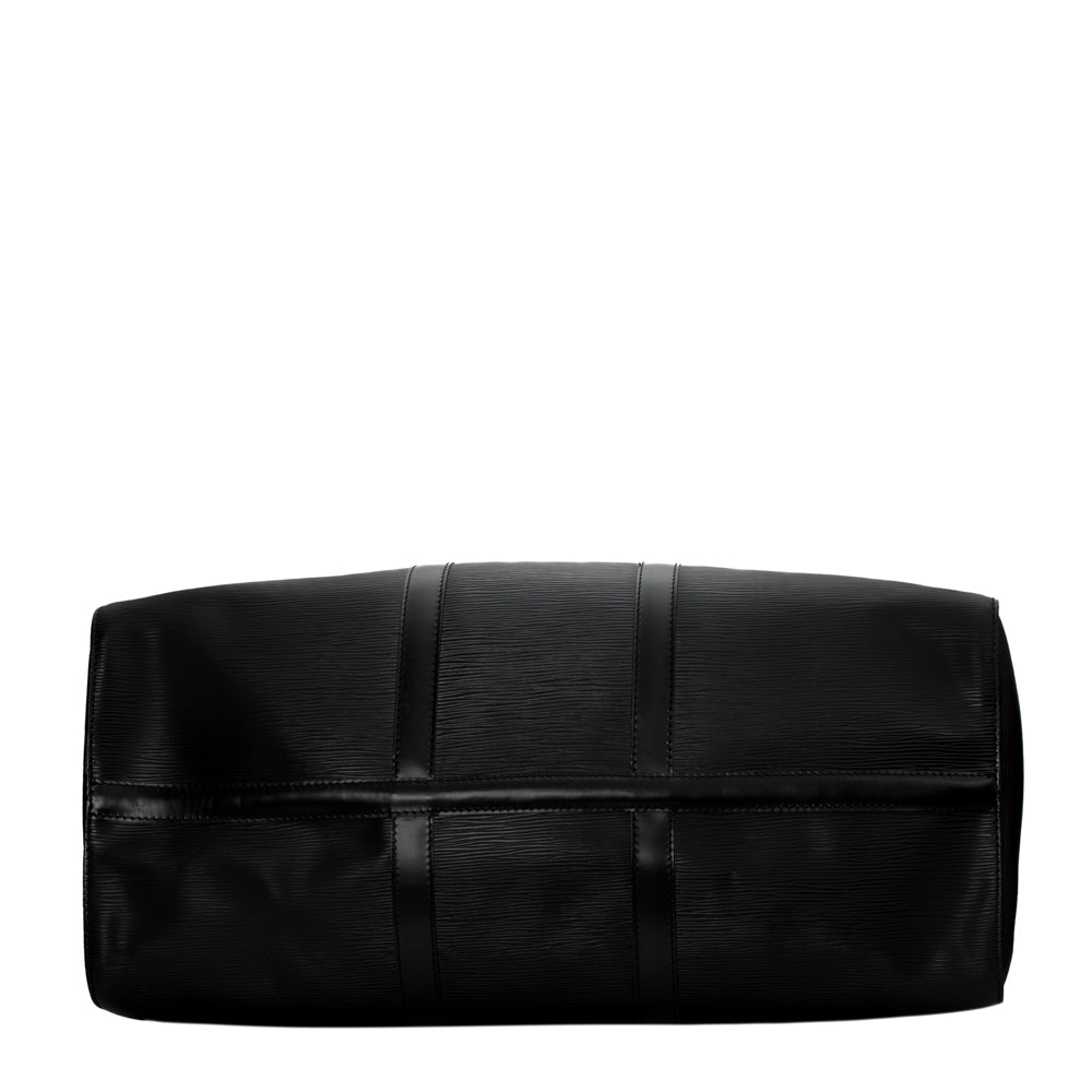 Sac Keepall 50 Vintage en cuir épi noir