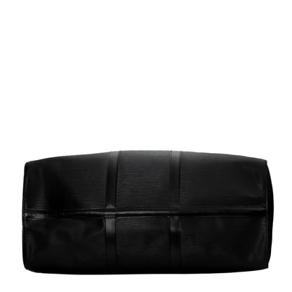 Sac Keepall 50 Vintage en cuir épi noir