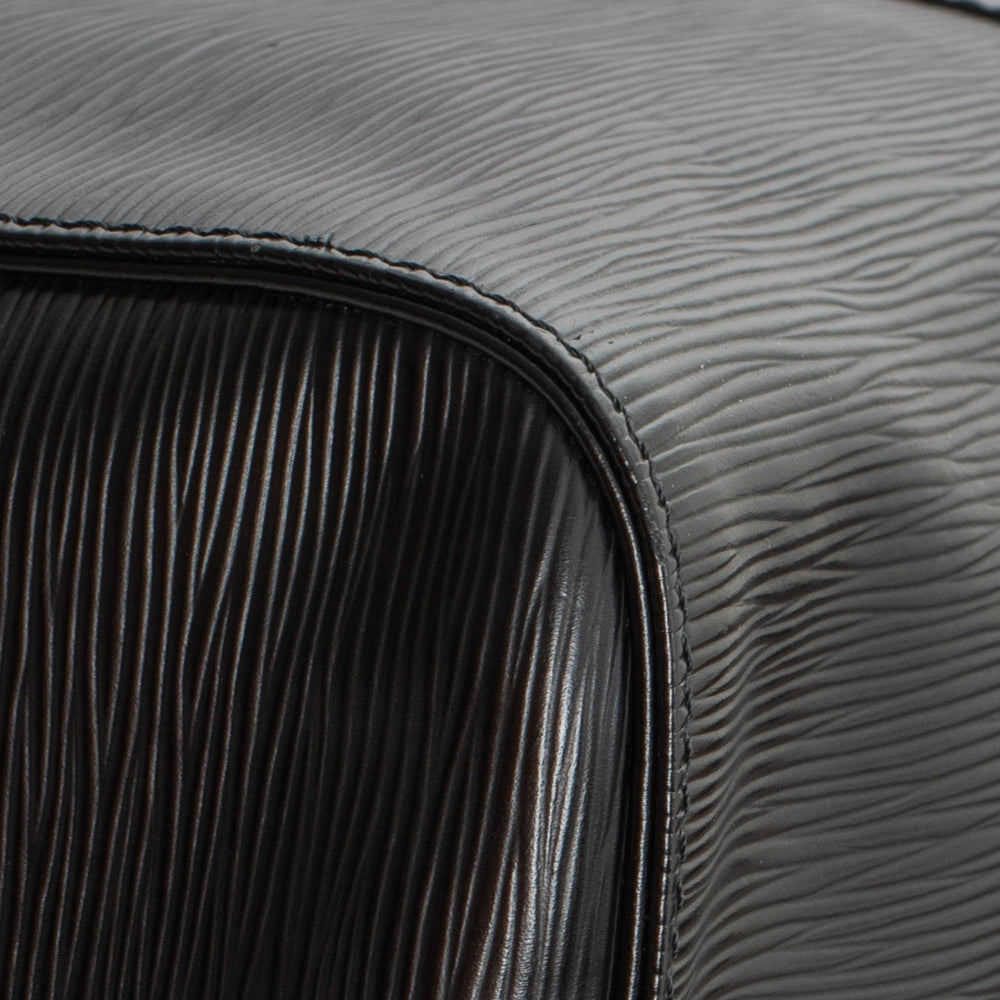 Sac Keepall 50 Vintage en cuir épi noir