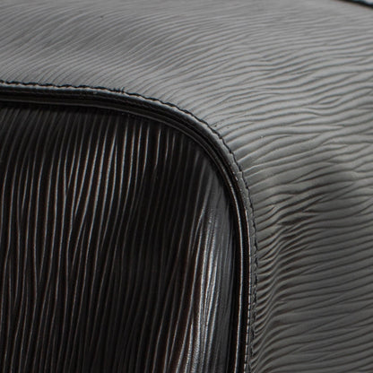 Sac Keepall 50 Vintage en cuir épi noir