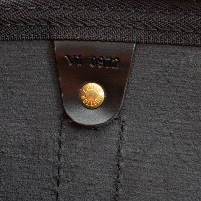 Sac Keepall 50 Vintage en cuir épi noir