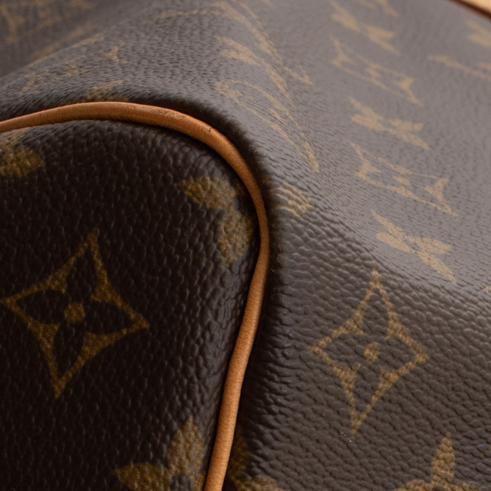 Sac Keepall 50 Vintage en toile monogram marron