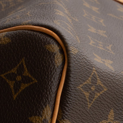 Sac Keepall 50 Vintage en toile monogram marron