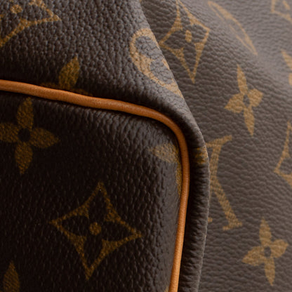Sac Keepall 50 Vintage en toile monogram marron