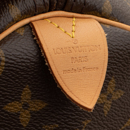 Sac Keepall 50 Vintage en toile monogram marron